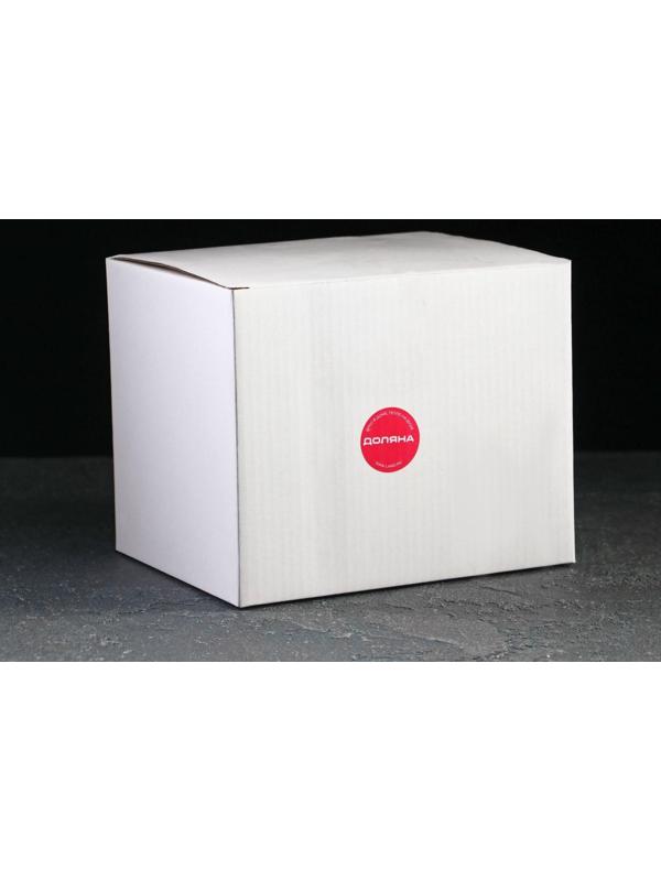 Чайник стеклянный заварочный Доляна «Иллюзия», 1,25 л, с металлическим ситом