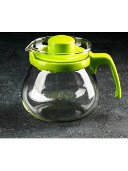 Чайник стеклянный заварочный Доляна «Лягушонок», 750 мл