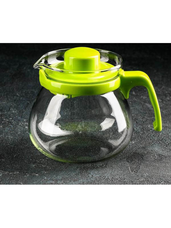 Чайник стеклянный заварочный Доляна «Лягушонок», 750 мл
