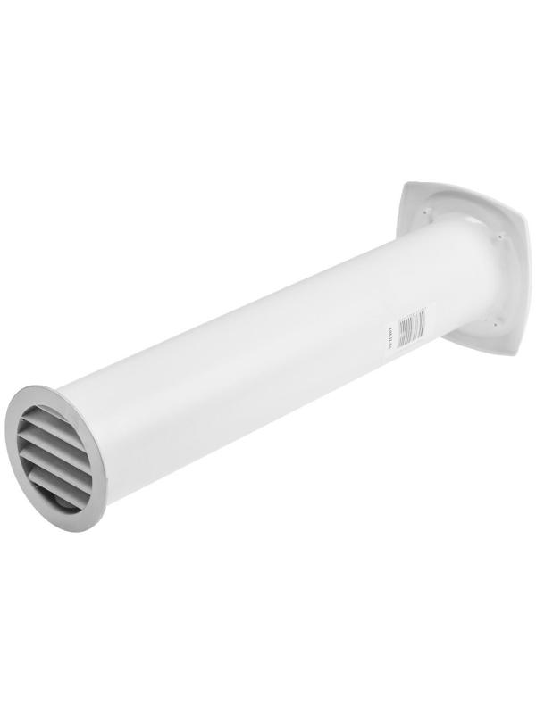 Клапан приточный ERA 10КП-05, d=100 мм, длина 500 мм, внешняя решетка из алюминия