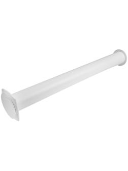 Клапан приточный ERA 10КП1, d=100 мм, длина 1000 мм, внешняя решетка из ABS-пластика