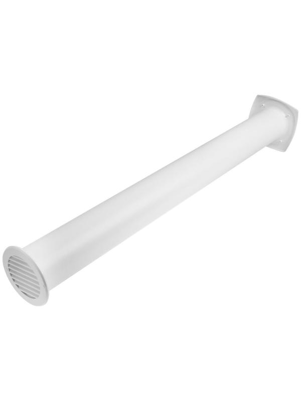 Клапан приточный ERA 10КП1, d=100 мм, длина 1000 мм, внешняя решетка из ABS-пластика