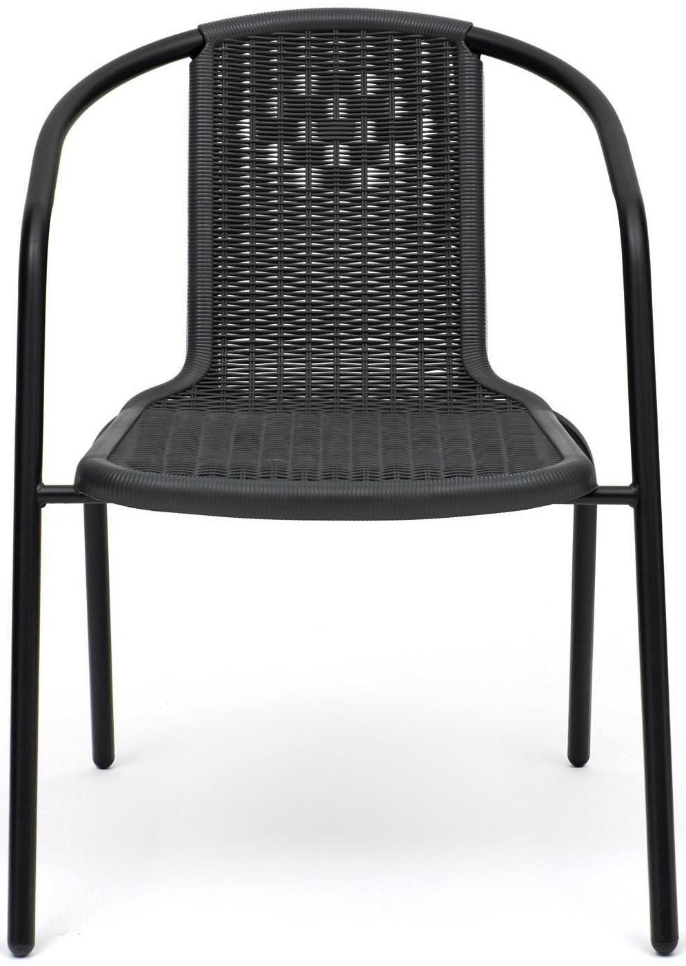 Стул садовый, серый