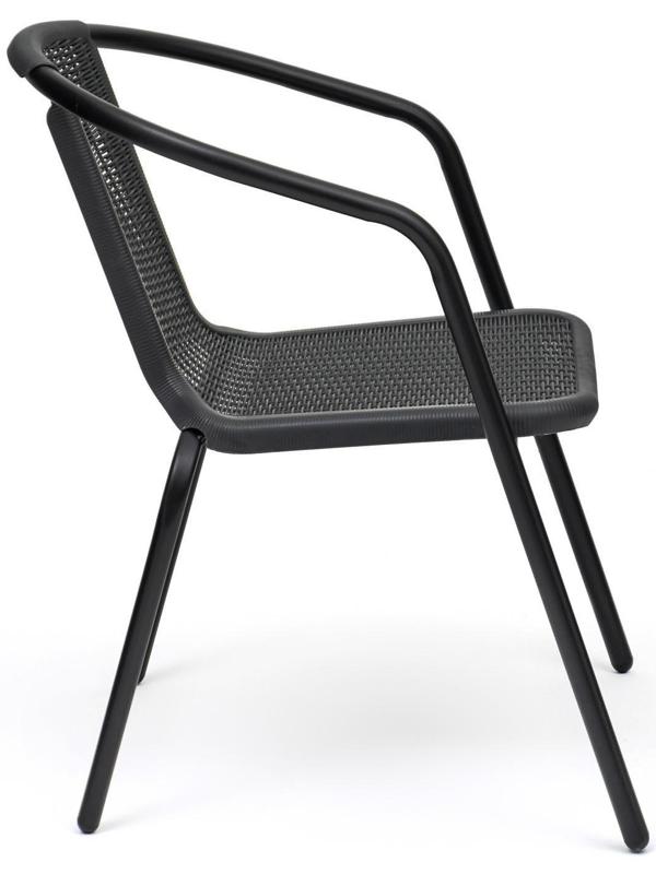 Стул садовый, серый