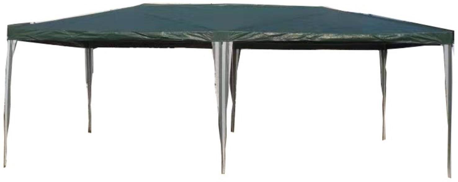 Шатер садовый 6*3м зеленый, открытый