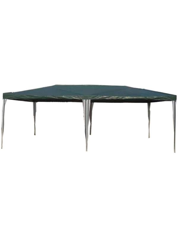 Шатер садовый 6*3м зеленый, открытый