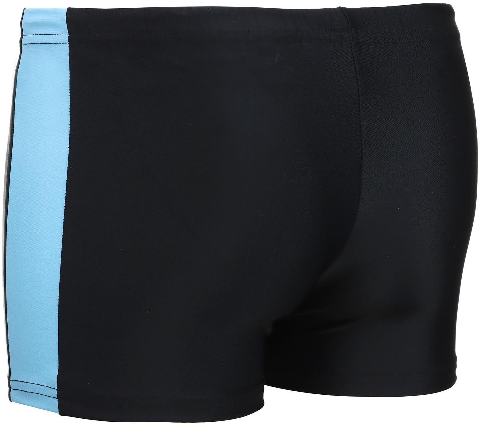 Плавки для плавания, р. 58, чёрный/голубой