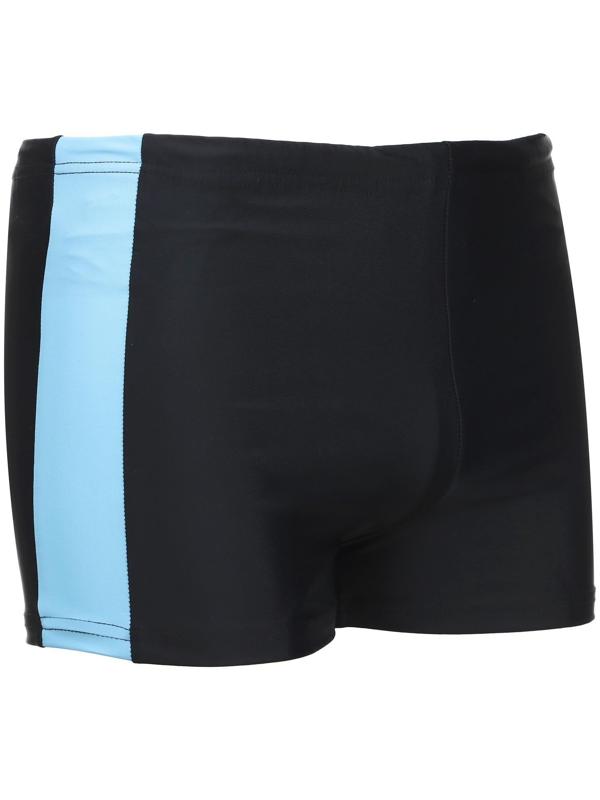 Плавки для плавания, р. 58, чёрный/голубой