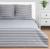 Постельное бельё Этель Евро Gray stripes 200х217см,220х240см,70х70см-2 шт, 100% хлопок,поплин