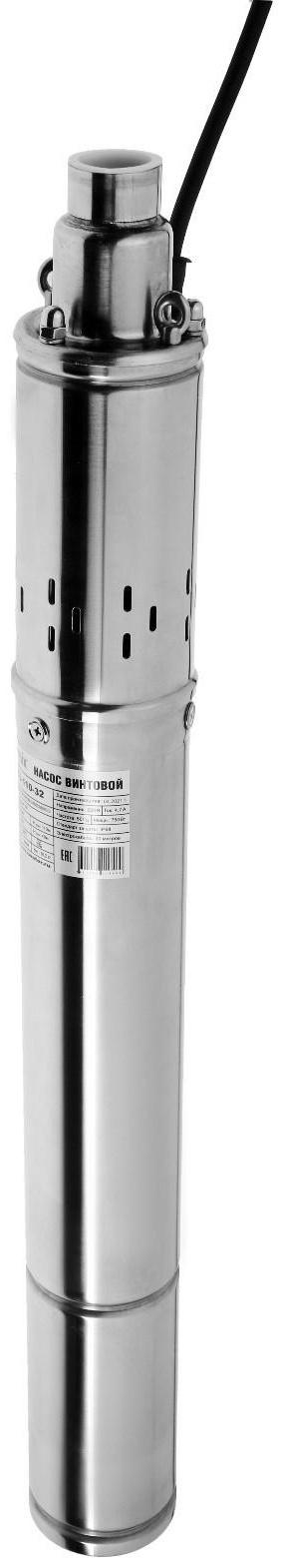 Насос скважинный JEMIX ВН-3-110-32, винтовой, 750 Вт, напор 110 м, 20 л/мин, кабель 30 м