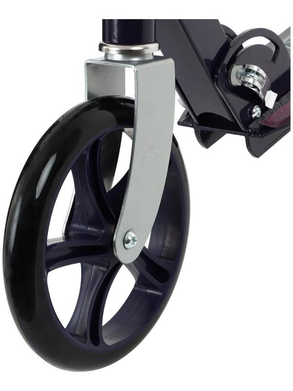 Самокат складной GRAFFITI, колеса PU 200 мм, ABEC 7, цвет черный