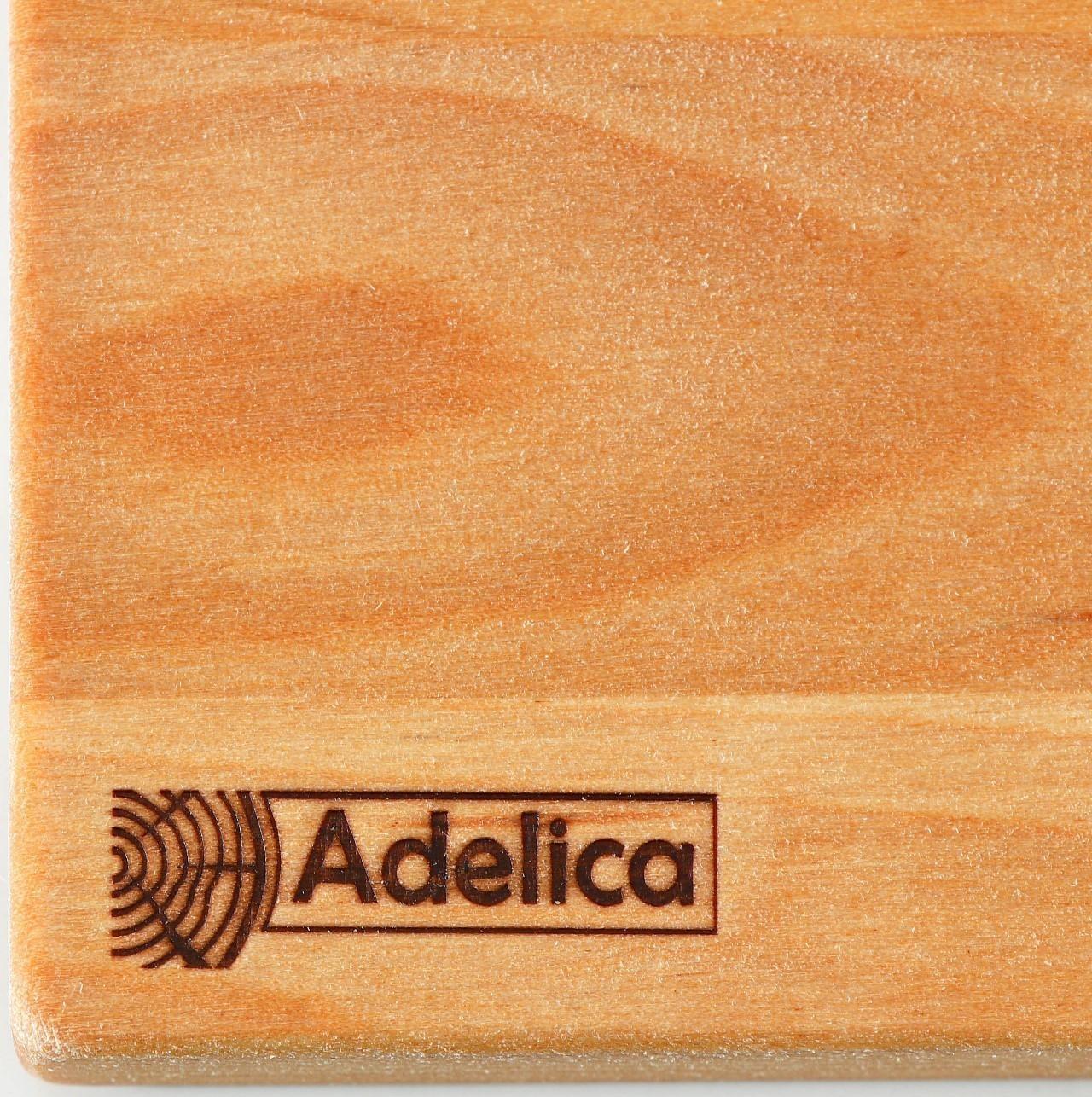 Доска разделочная с упором Adelica «Мастер шеф», 36×26×1,8 см, пропитано минеральным маслом, берёза