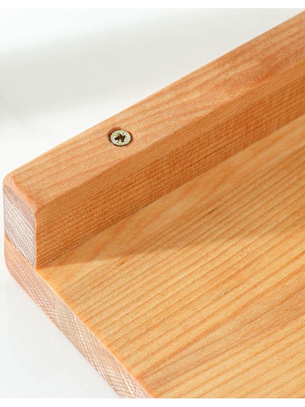 Доска разделочная с упором Adelica «Мастер шеф», 36×26×1,8 см, пропитано минеральным маслом, берёза