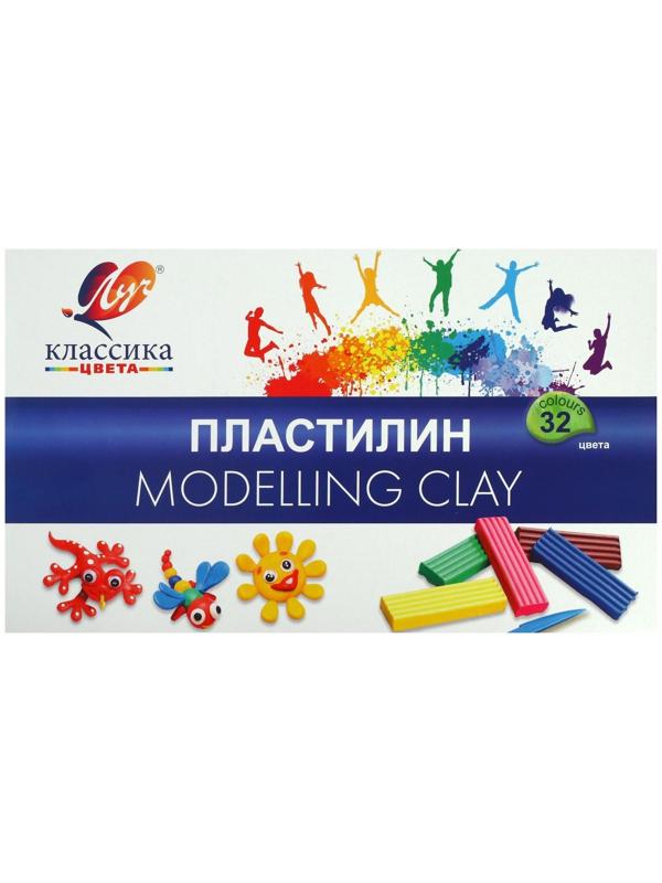 Пластилин 32 цвета Луч 