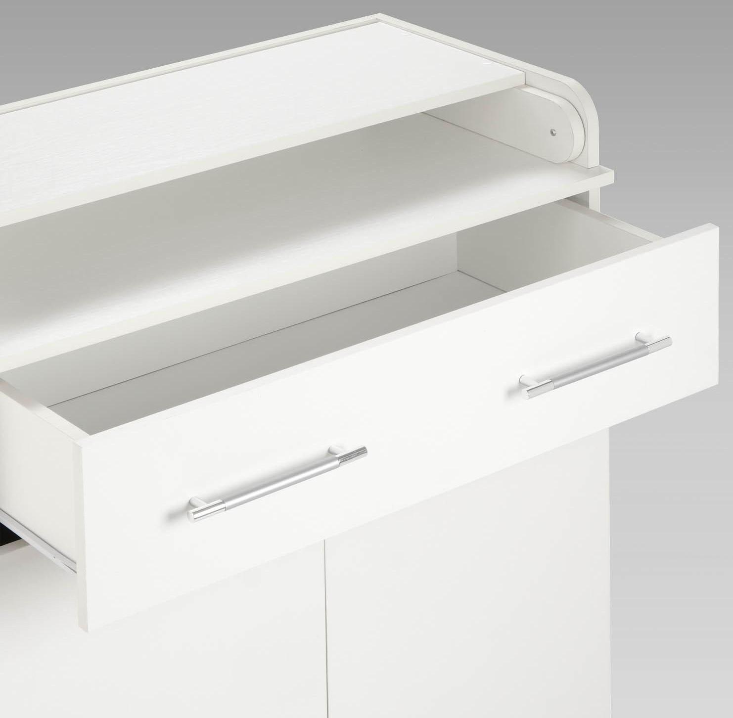 Комод КП-1   2ств. 1 ящ. двухстворчатый 1000х850х440/730 Белый