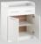 Комод КП-1   2ств. 1 ящ. двухстворчатый 1000х850х440/730 Белый