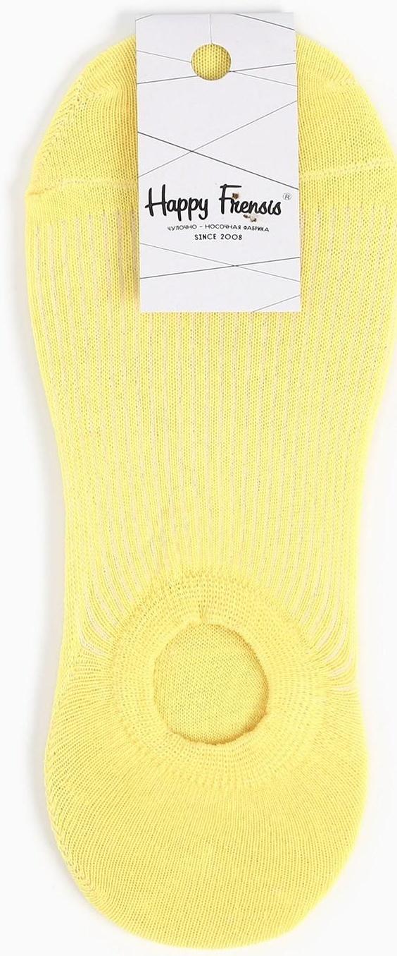 Носки женские, цвет жёлтый, размер 23-25