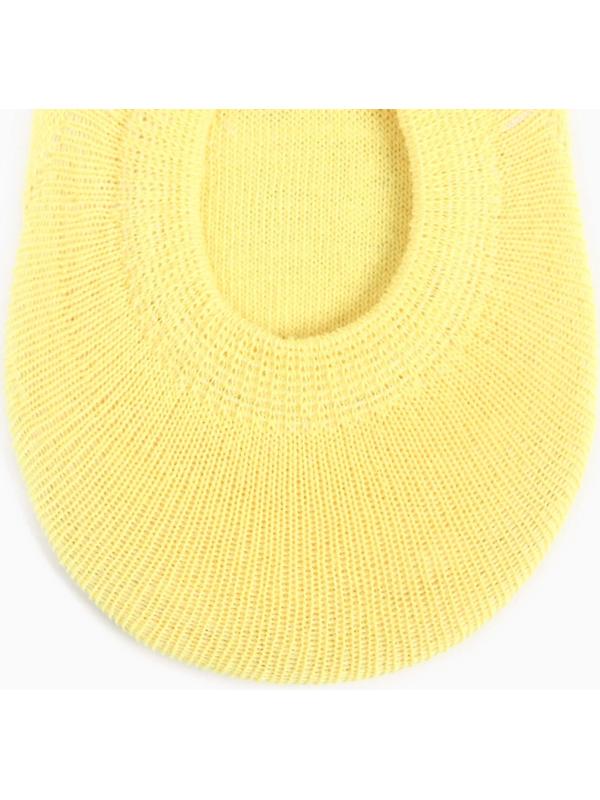 Носки женские, цвет жёлтый, размер 23-25