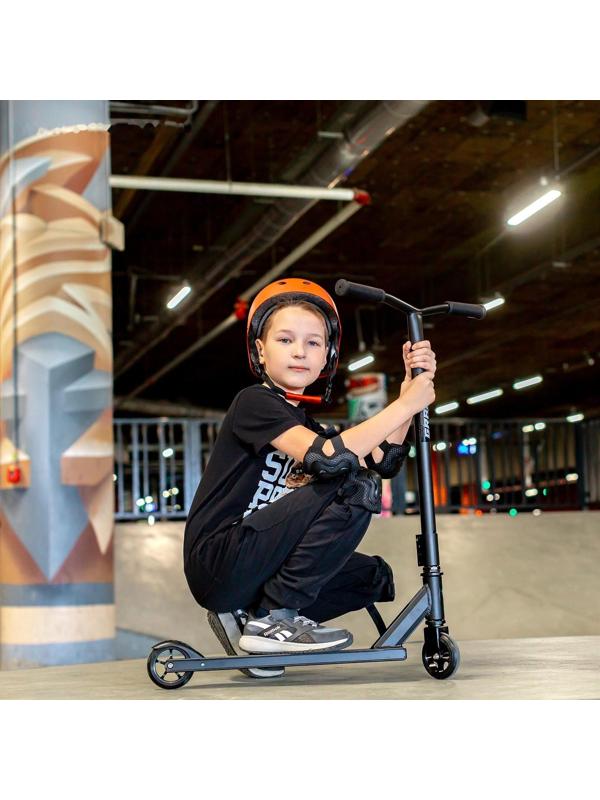 Самокат трюковый GRAFFITI, колеса PU/алюминий 100 мм, ABEC 9, жесткость 85А