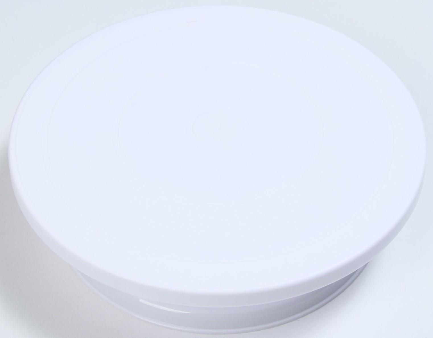 Подставка для торта вращающаяся «Готовлю с любовью», 28х7 см