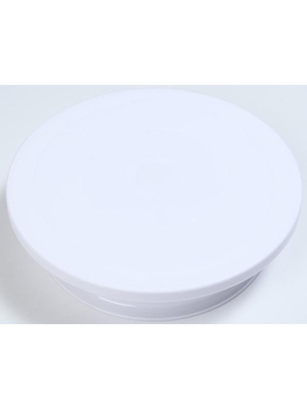 Подставка для торта вращающаяся «Готовлю с любовью», 28х7 см