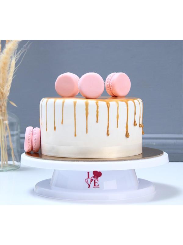 Подставка для торта вращающаяся Love, 28х7 см