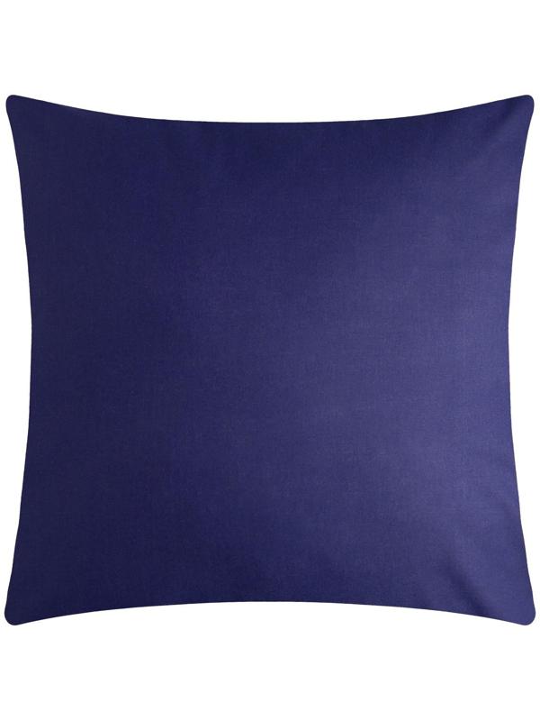 Наволочка Этель 70*70см, цв. синий, 100% хлопок, поплин, 125 г/м2