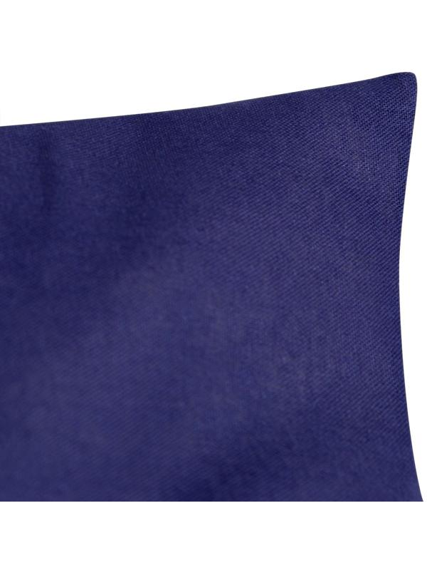 Наволочка Этель 70*70см, цв. синий, 100% хлопок, поплин, 125 г/м2