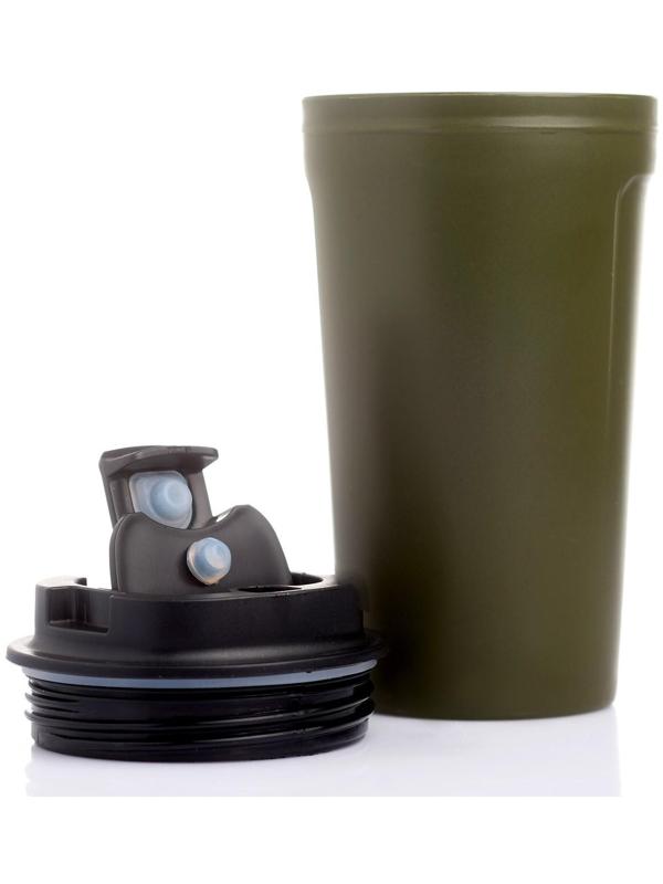 Термокружка, серия: Casual, 420 мл, зелёная