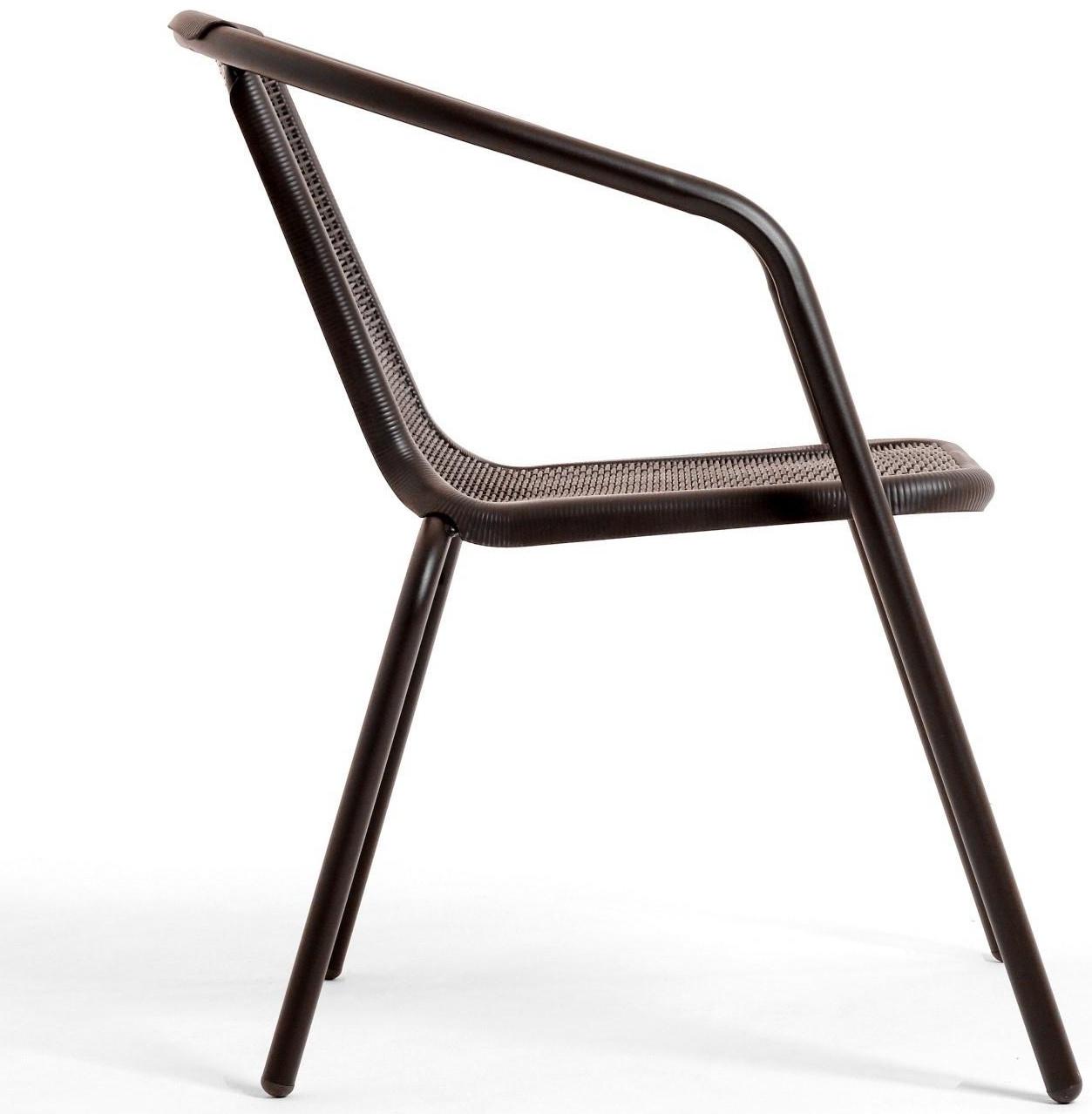 Набор садовой мебели: стол, 4 стула, микс