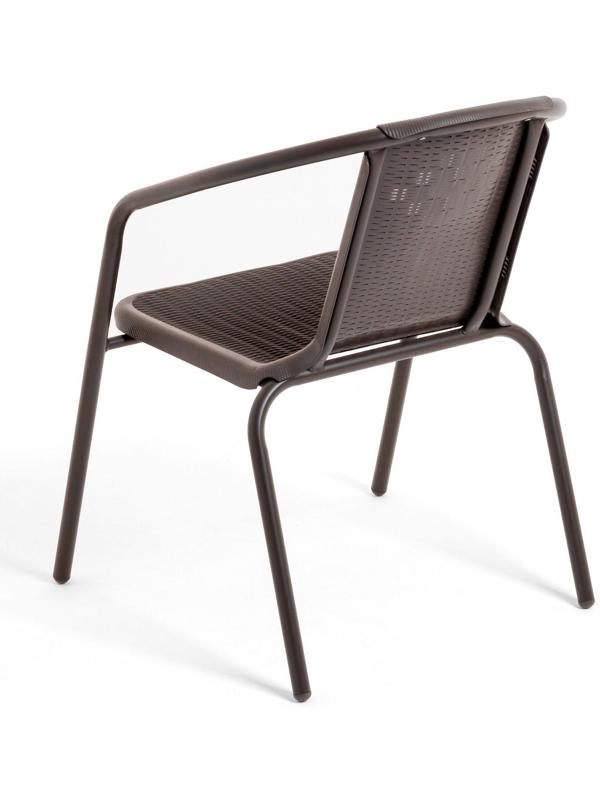 Набор садовой мебели: стол, 4 стула, микс