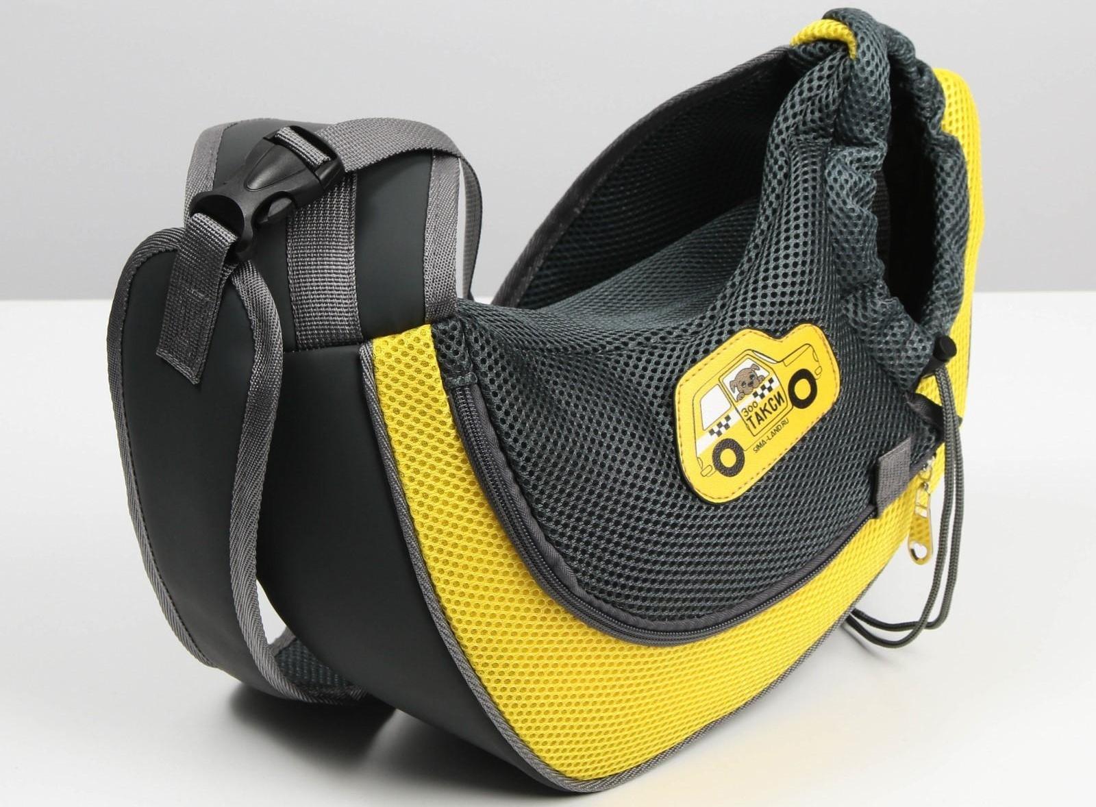 Слинг переноска для животных «Такси» 40х22х8 см