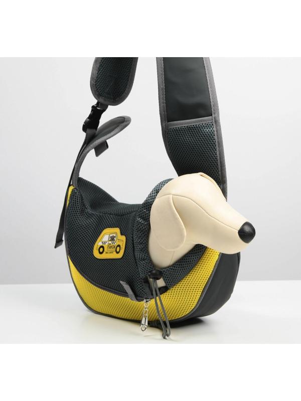 Слинг переноска для животных «Такси» 40х22х8 см