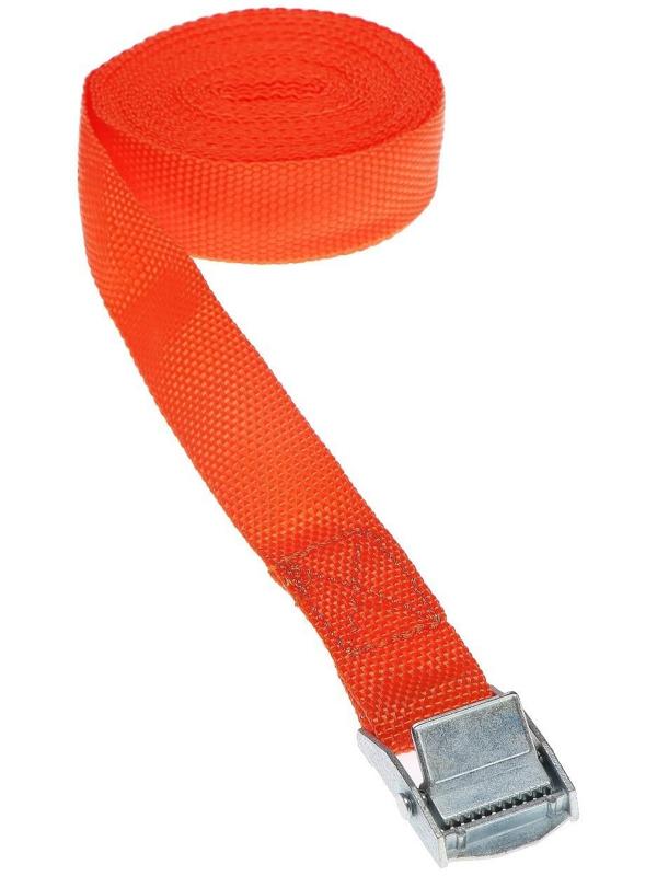 Стяжка груза ленточная Nova Bright, 2,5 см х 5 м, в блистере, с фиксатором, 200 кг