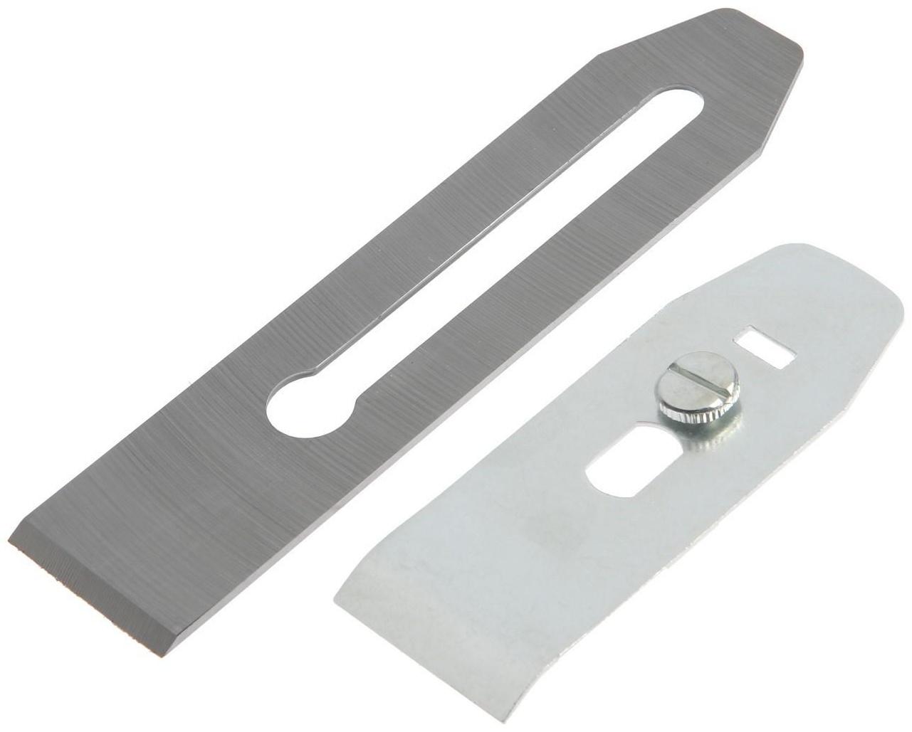 Лезвие для рубанков ТУНДРА, двойной нож, 235 х 45 мм