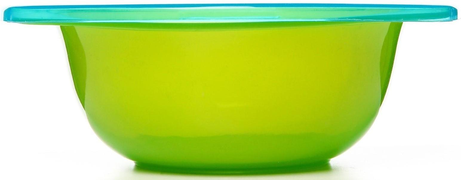 Тарелка для кормления Broccoli Power, c крышкой, цвет зеленый