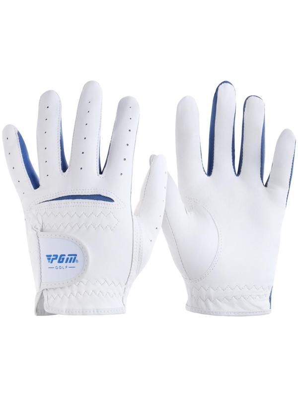 Перчатки для гольфа PGM, детские, пара, противоскользящие, размер 17