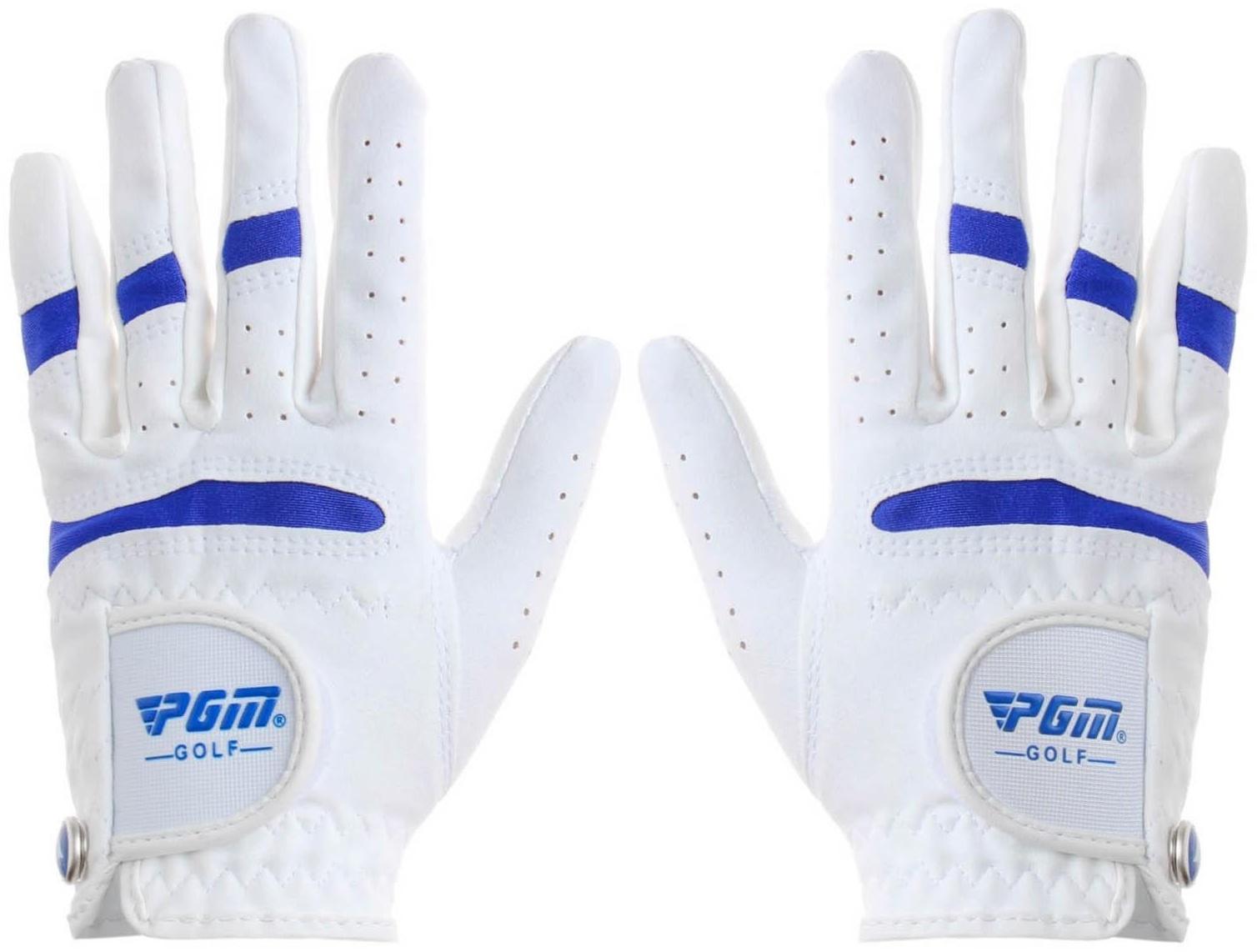 Перчатки для гольфа PGM, детские, пара, противоскользящие, размер 17