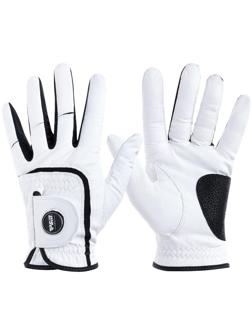 Перчатка для гольфа PGM, мужская, левая, противоскользящая, овчина, размер 26