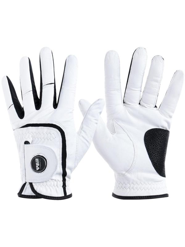 Перчатка для гольфа PGM, мужская, левая, противоскользящая, овчина, размер 27