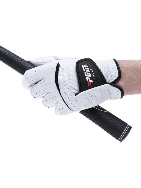 Перчатка для гольфа PGM, мужская, левая, противоскользящая, овчина, размер 25