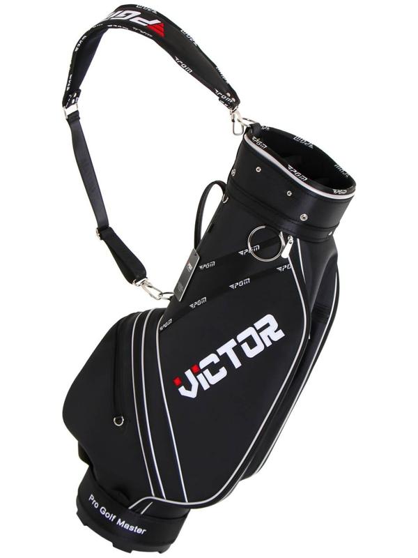 Сумка для гольфа PGM VICTOR, для клюшек, нейлон, чёрная