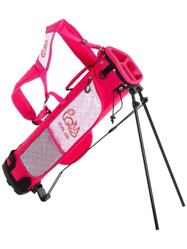 Сумка для гольфа PGM, для клюшек, детская , розовый