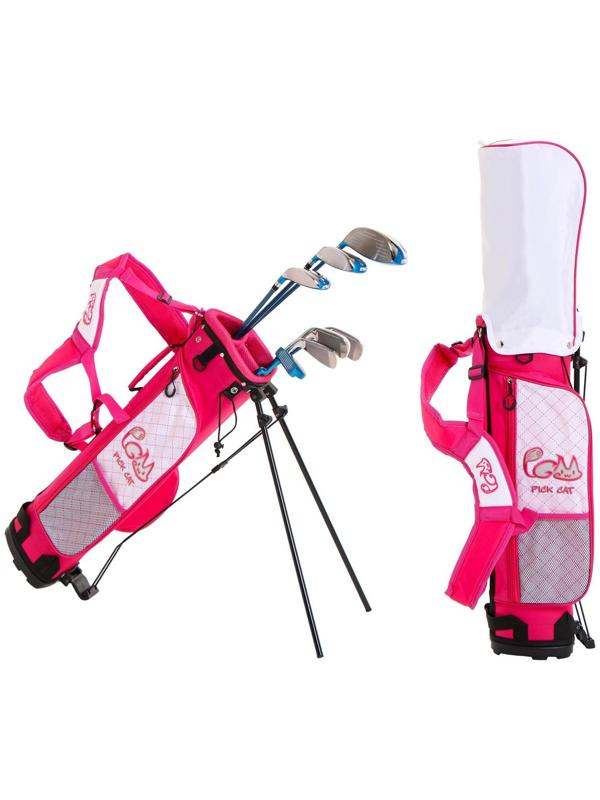 Сумка для гольфа PGM, для клюшек, детская , розовый