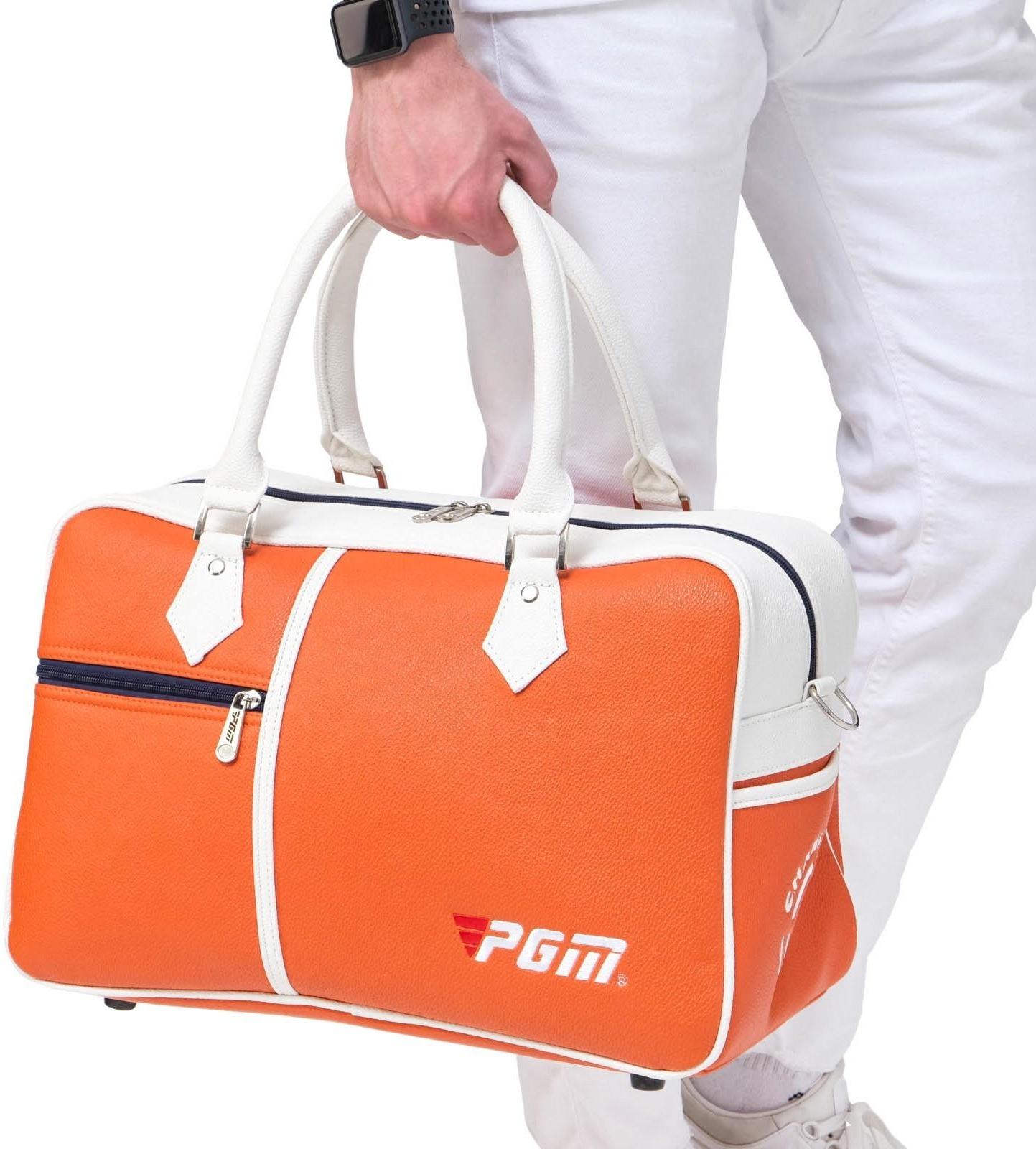 Сумка для одежды для гольфа PGM, 46 х 28 х 22 см, полиуретан, оранжевая