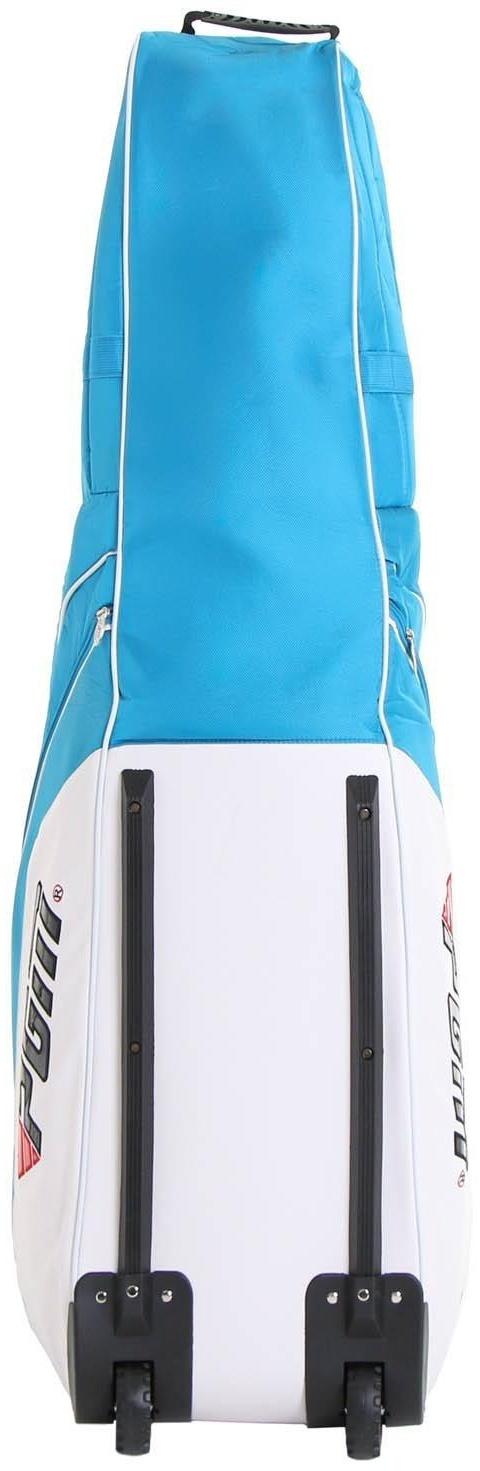 Сумка для гольфа, на колесиках, 131 х 36 х 42 см, голубой