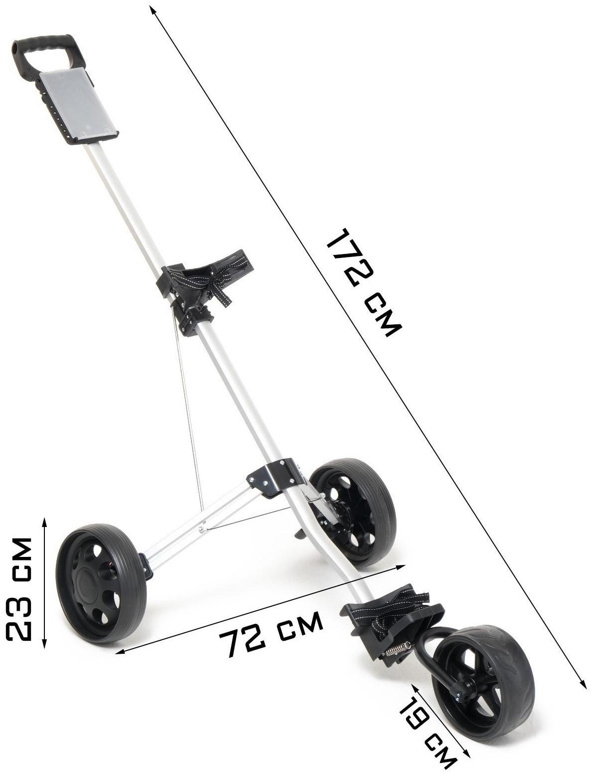 Тележка для перевозки сумок для гольфа PGM, складная, алюминий