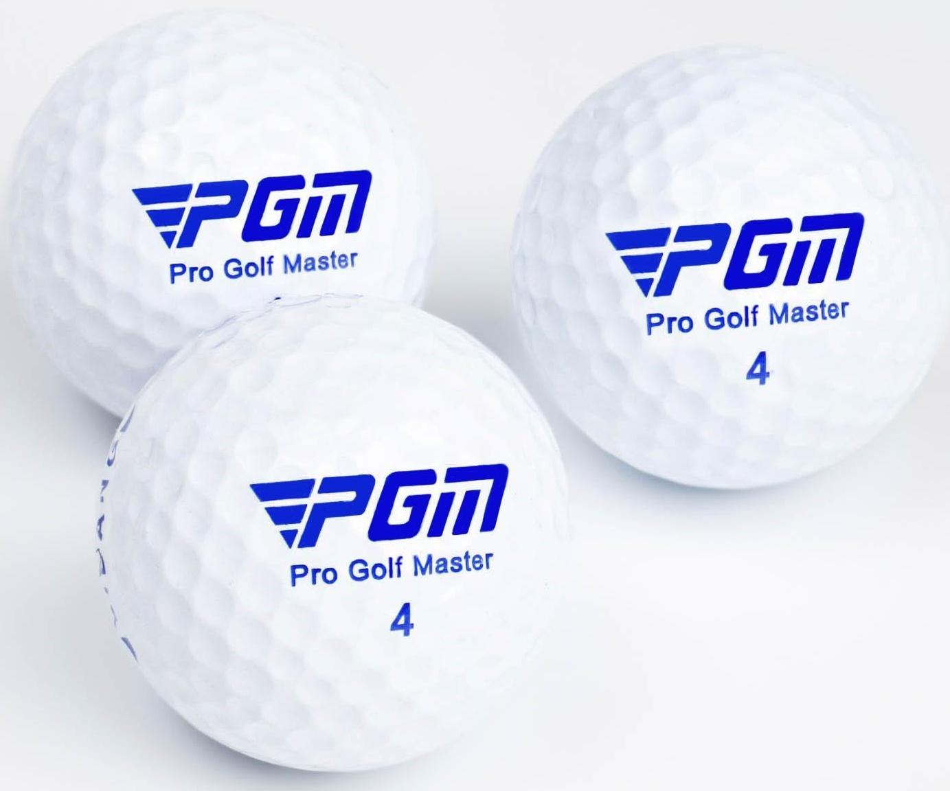 Мячи для гольфа PGM Soft Feel, двухкомпонентные, d=4.3 см, набор 12 шт