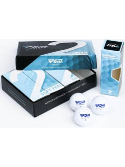 Мячи для гольфа PGM Soft Feel, двухкомпонентные, d=4.3 см, набор 12 шт