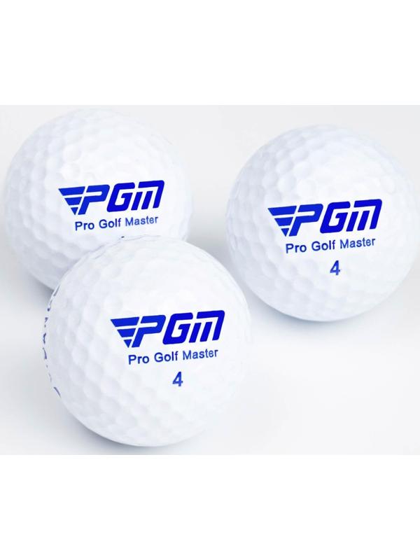 Мячи для гольфа PGM Soft Feel, двухкомпонентные, d=4.3 см, набор 12 шт